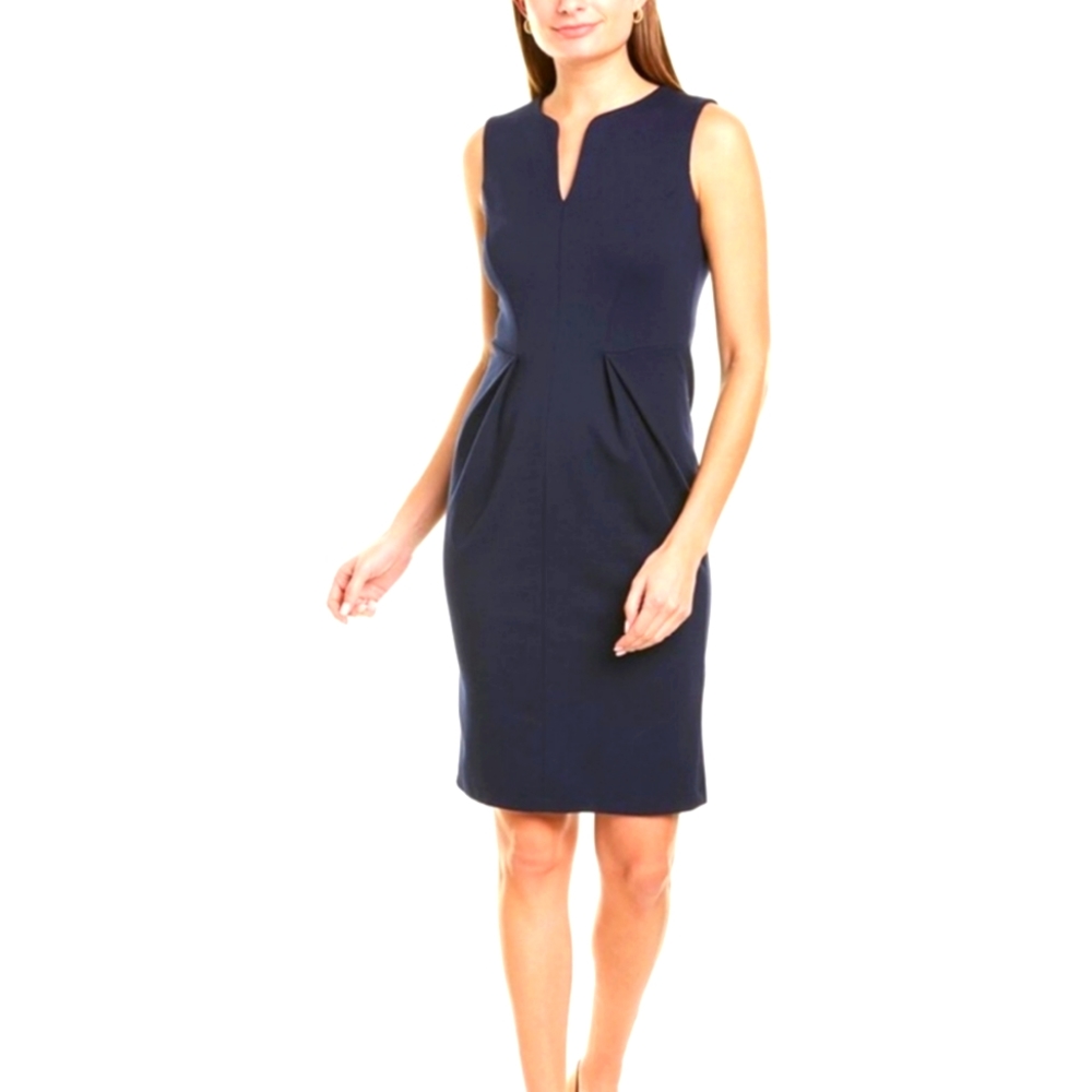 J. McLaughlin Jael Classic Navy Blue Dress Size Medium